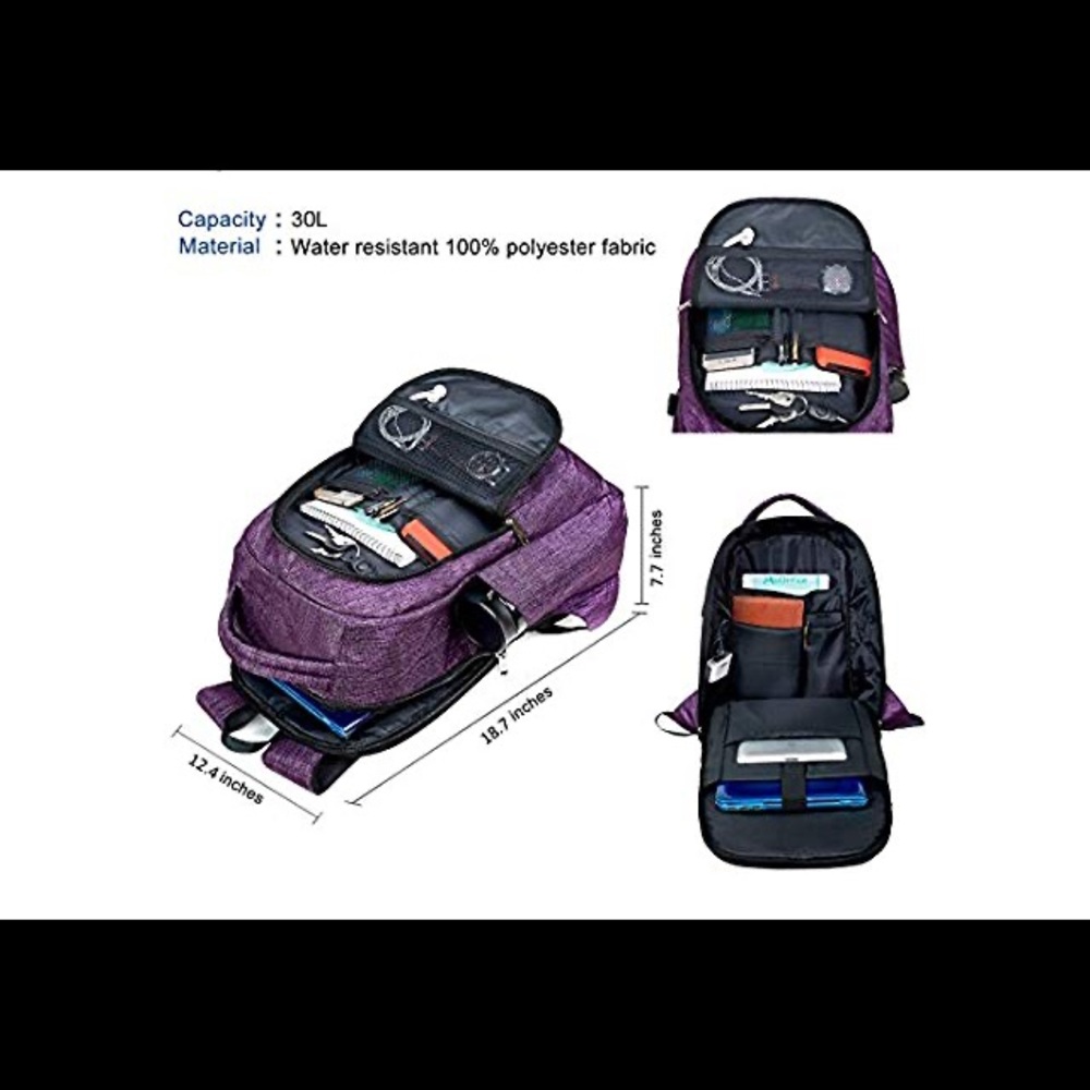 Purple Backpack
